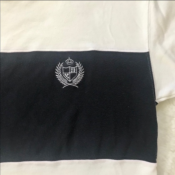 🌻3/$15 Vintage Liz Claiborne Striped OversizedTee - Picture 4 of 7